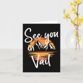 Wir sehen uns im Vail USA Urlaub Skiwandern 1 Karte (Gelbe Blume)