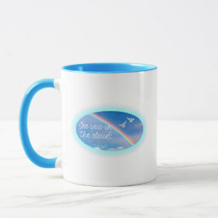Wir sehen uns in der Wolkendecke-Tasse Tasse