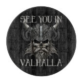 Wir sehen uns in Valhalla Schneidebrett (Vorderseite)