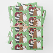 Wir seltene Bären - Grüße der Saison Geschenkpapier Set (Beispiel)