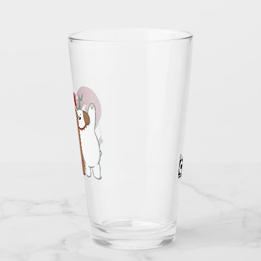 Wir seltene Bären - Grüße der Saison Glas (Links)