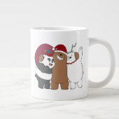 Wir seltene Bären - Grüße der Saison Jumbo-Tasse (Rechts)