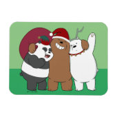 Wir seltene Bären - Grüße der Saison Magnet (Horizontal)