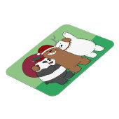 Wir seltene Bären - Grüße der Saison Magnet (Linke Seite)