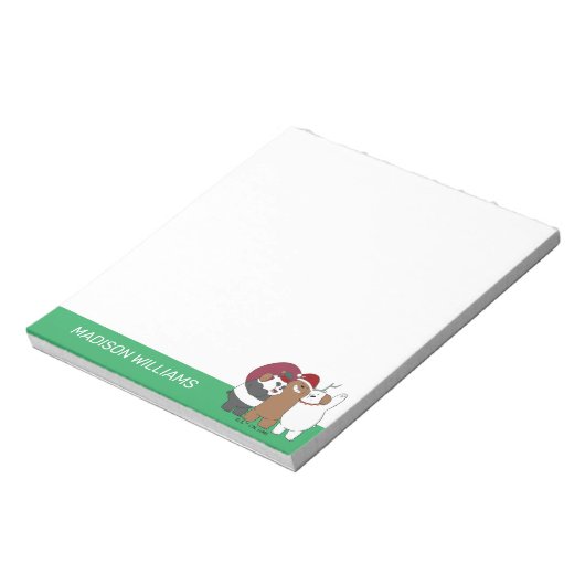 Wir seltene Bären - Grüße der Saison Notizblock (Rotiert)