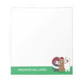 Wir seltene Bären - Grüße der Saison Notizblock (Vorderseite)