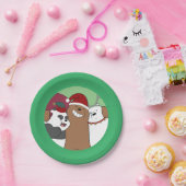 Wir seltene Bären - Grüße der Saison Pappteller (Party)