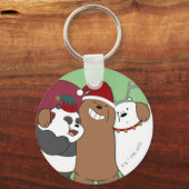 Wir seltene Bären - Grüße der Saison Schlüsselanhänger (Vorderseite)