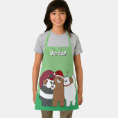 Wir seltene Bären - Grüße der Saison Schürze (Insitu)