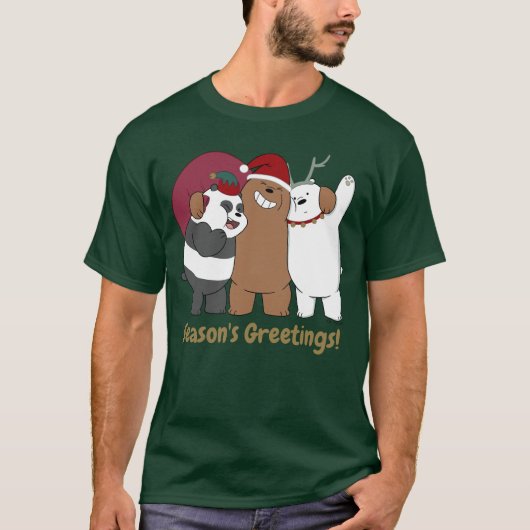 Wir seltene Bären - Grüße der Saison T-Shirt (Vorderseite)