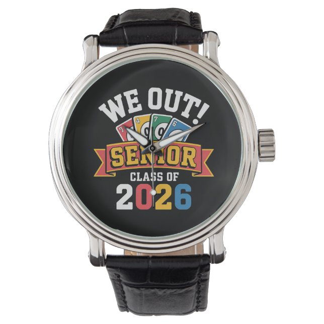 Wir Seniorenklasse 2026 Armbanduhr (Vorderseite)