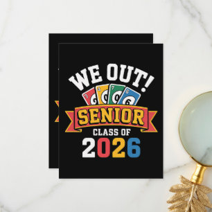 Wir Seniorenklasse 2026 Dankeskarte