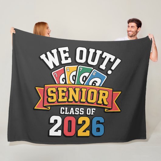 Wir Seniorenklasse 2026 Fleecedecke (Beispiel)