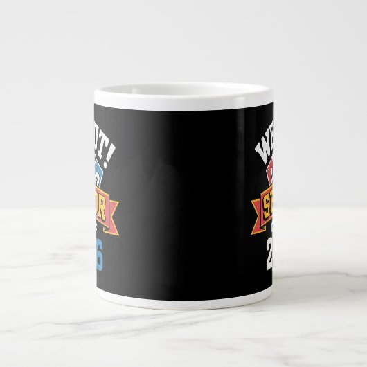 Wir Seniorenklasse 2026 Jumbo-Tasse (Vorderseite)