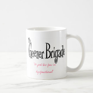 "Wir setzten den Spaß in dysfunktionelles " ein Kaffeetasse