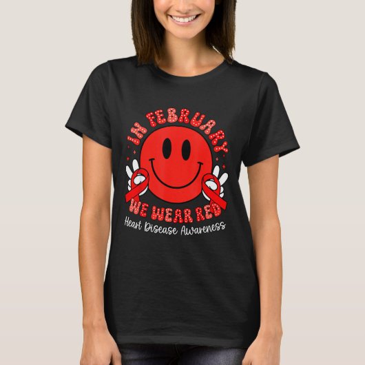 Wir Shirt Februar Rot Chd Bewusstsein Herz (Vorderseite)