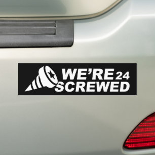 Wir sind 2024 abgeschirmt autoaufkleber