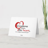 Wir sind abgeschraubt! Cartoon - drei Schrauben Karte (Rückseite)