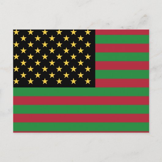 Wir sind alle Amerika - Afrikaner und Amerikaner Postkarte (Vorderseite)