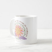 Wir sind alle aus Stardust Celestial Kaffeetasse (Vorderseite Links)