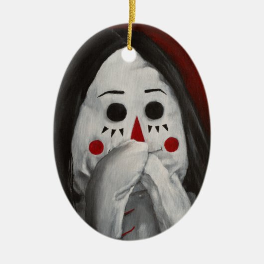 Wir sind alle Dolls hier III Keramik Ornament (Vorne)