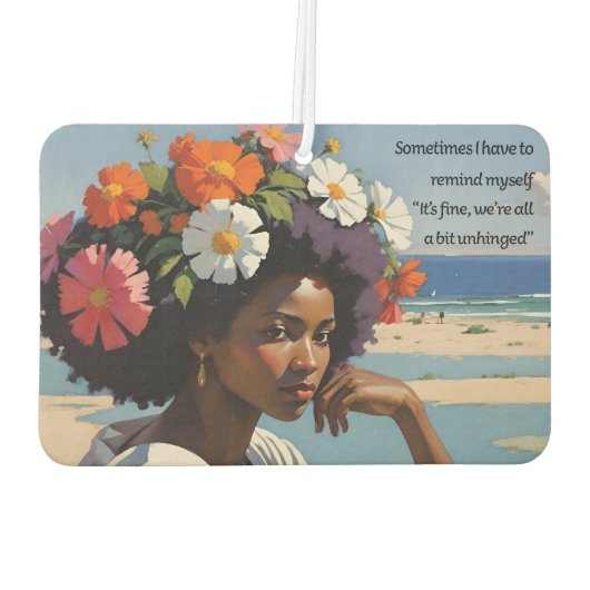 Wir sind alle ein bisschen aufgeblasen - lustig autolufterfrischer (Rückseite)