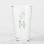 Wir sind alle ein bisschen irisch heute Leprechaun Glas (Rückseite)