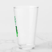 Wir sind alle ein bisschen irisch heute Leprechaun Glas (Links)
