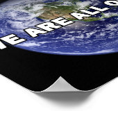 Wir sind alle eine 015 poster (Ecke)