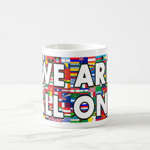 Wir sind alle eins kaffeetasse