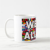 Wir sind alle eins kaffeetasse (Links)