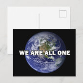 Wir sind alle eins postkarte (Vorne/Hinten)