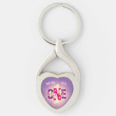 Wir sind alle eins schlüsselanhänger (Vorderseite)