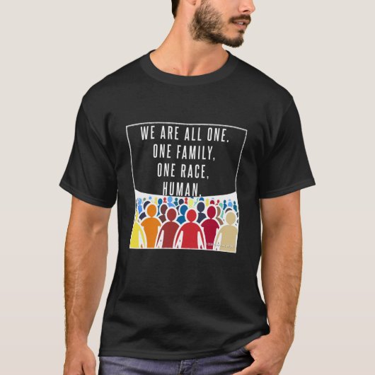 Wir sind alle eins. T-Shirt (Vorderseite)
