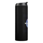 Wir sind alle eins thermosbecher (Nach links gedreht)