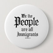 Wir sind alle Einwanderer Button (Vorderseite)