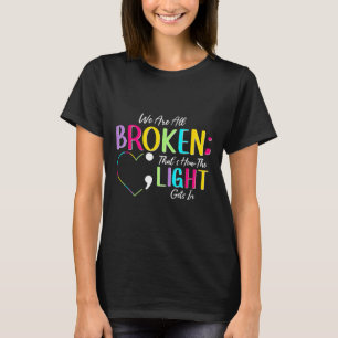 Wir sind alle farbige Herzen erhöhen Bewusstsein f T-Shirt