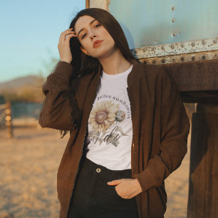 Wir sind alle goldene Sonnenblume im Inneren T-Shirt