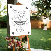 Wir sind alle hier, Cheshire Cat Smile Playing Car Poster