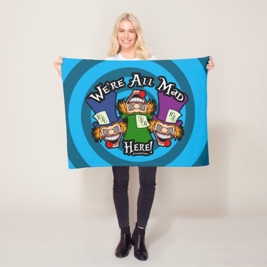 Wir sind alle hier. fleecedecke (Beispiel)