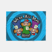 Wir sind alle hier. fleecedecke (Vorderseite (Horizontal))