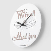 Wir sind alle hier große wanduhr (Winkel)