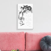 Wir sind alle hier. leinwanddruck (Insitu (Wohnzimmer))