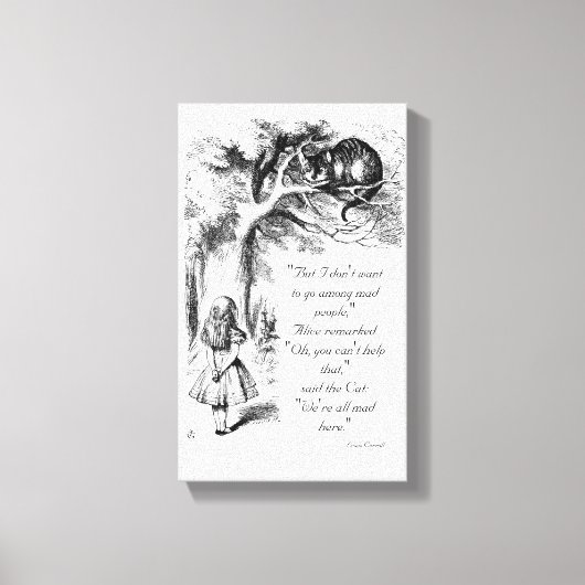 Wir sind alle hier. leinwanddruck (Vorderseite)