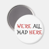 Wir sind alle hier. magnet (Vorderseite/Rückseite)