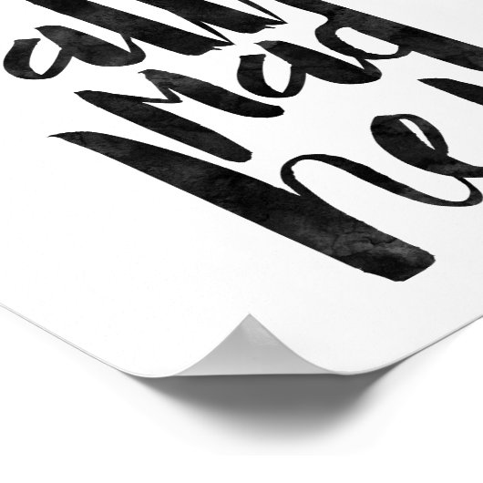 Wir sind alle hier. poster (Ecke)