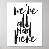 Wir sind alle hier. poster (Vorne)