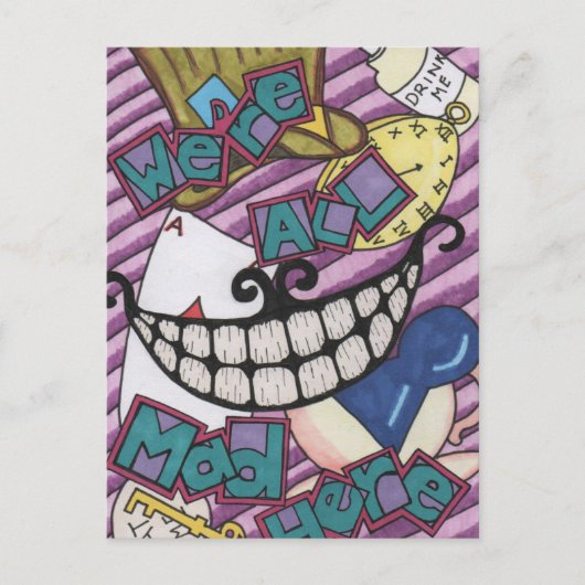 Wir sind alle hier. postkarte (Vorderseite)