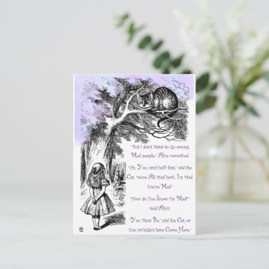 Wir sind alle hier. postkarte (Stehend Vorderseite)