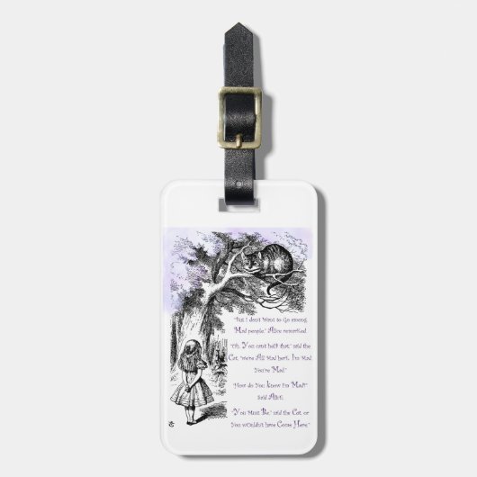 Wir sind alle hier wütend gepäckanhänger (Vorderseite vertikal)